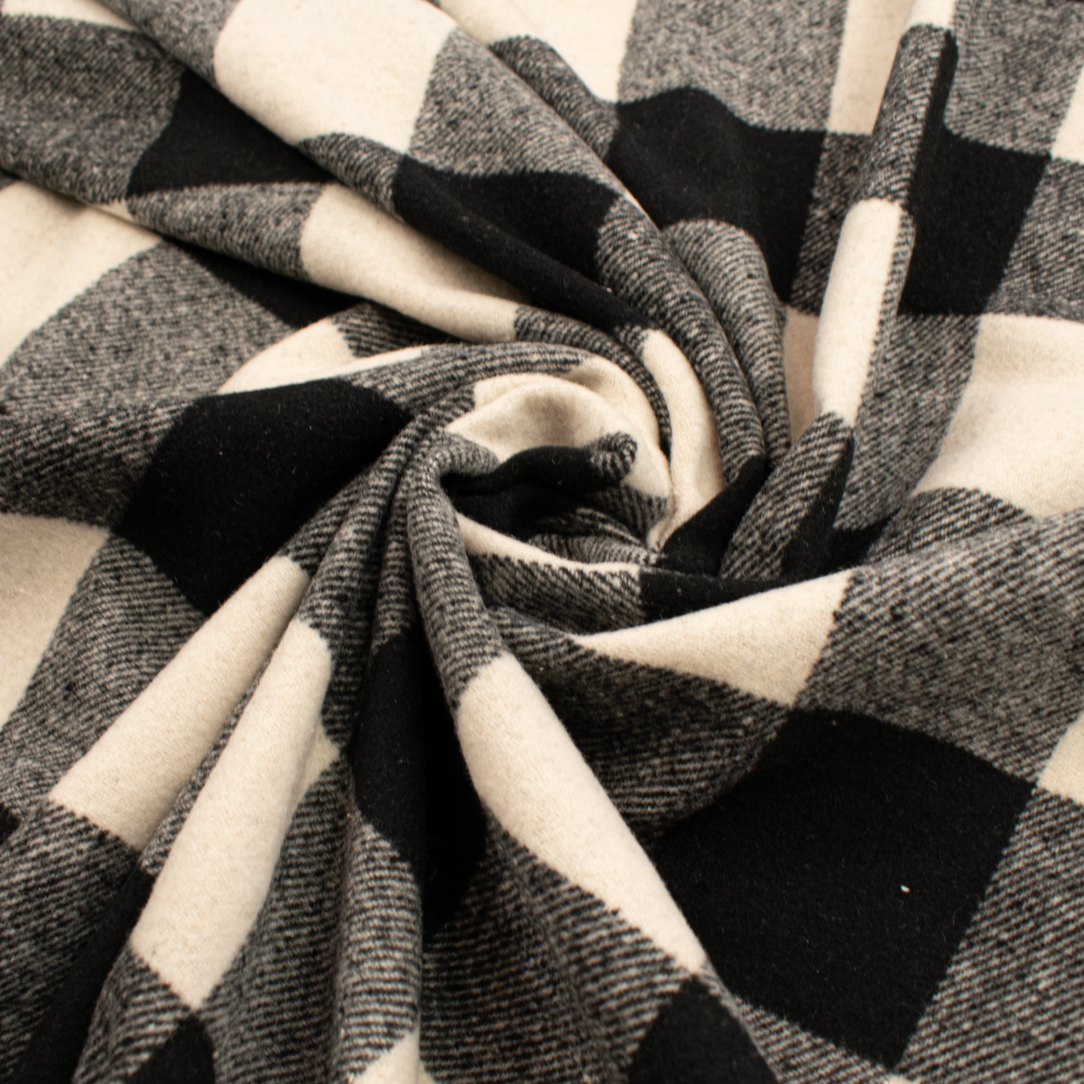 Wool Melton Checks Design WM08