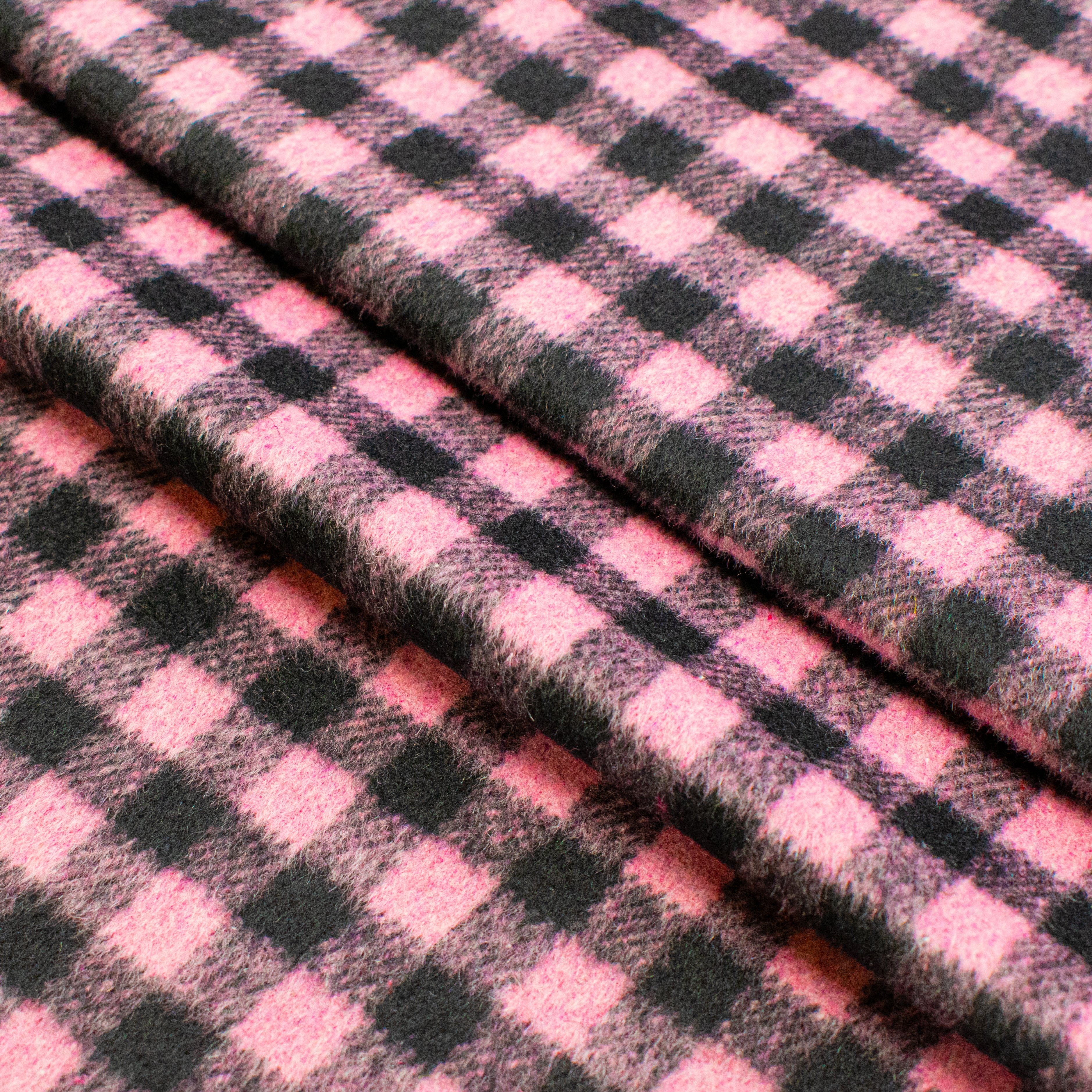 Wool Melton Checks Design WM11