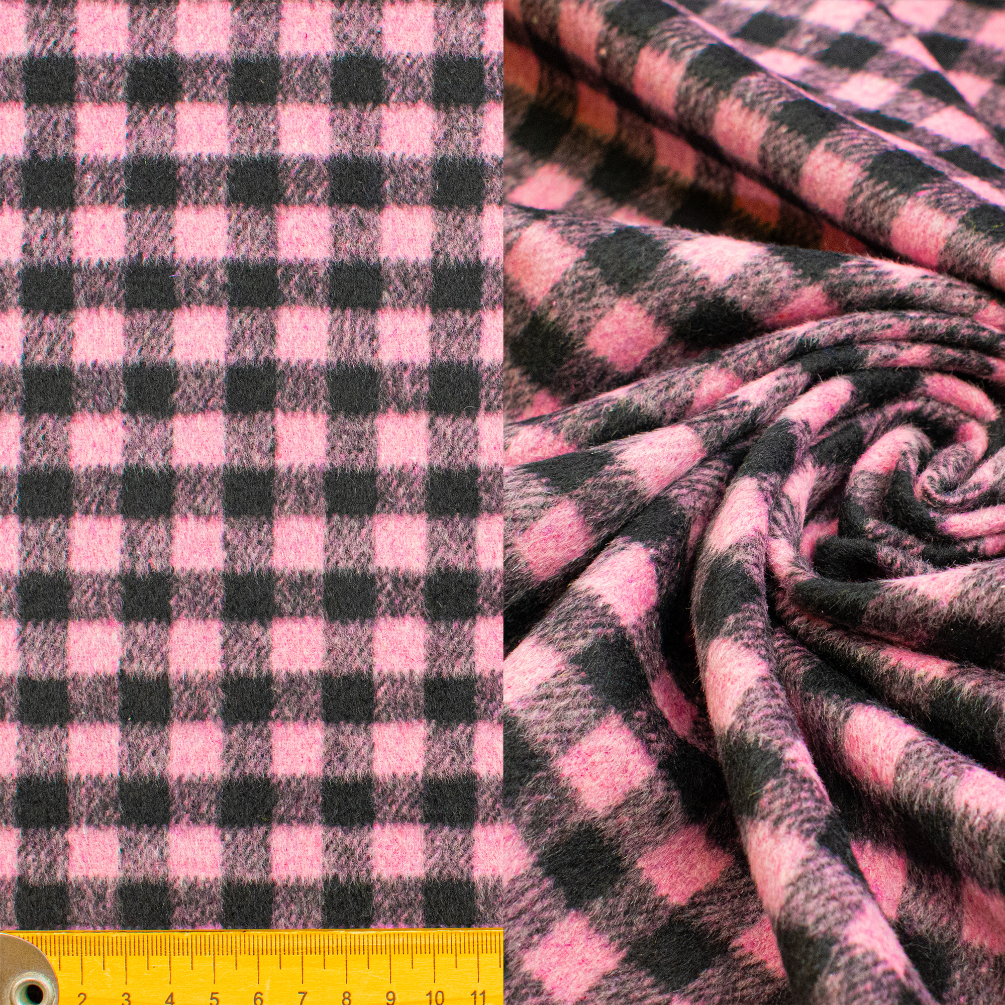 Wool Melton Checks