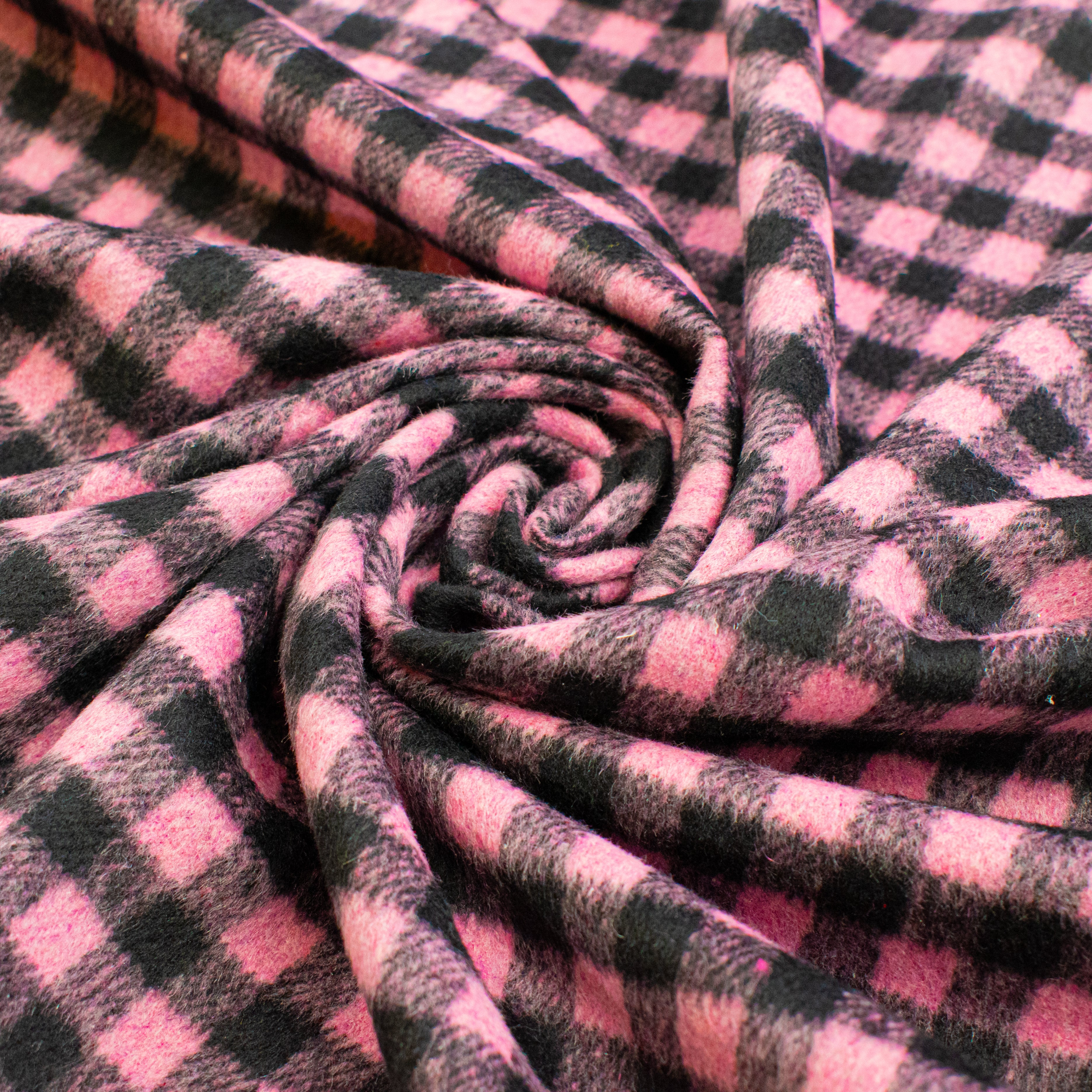 Wool Melton Checks Design WM11
