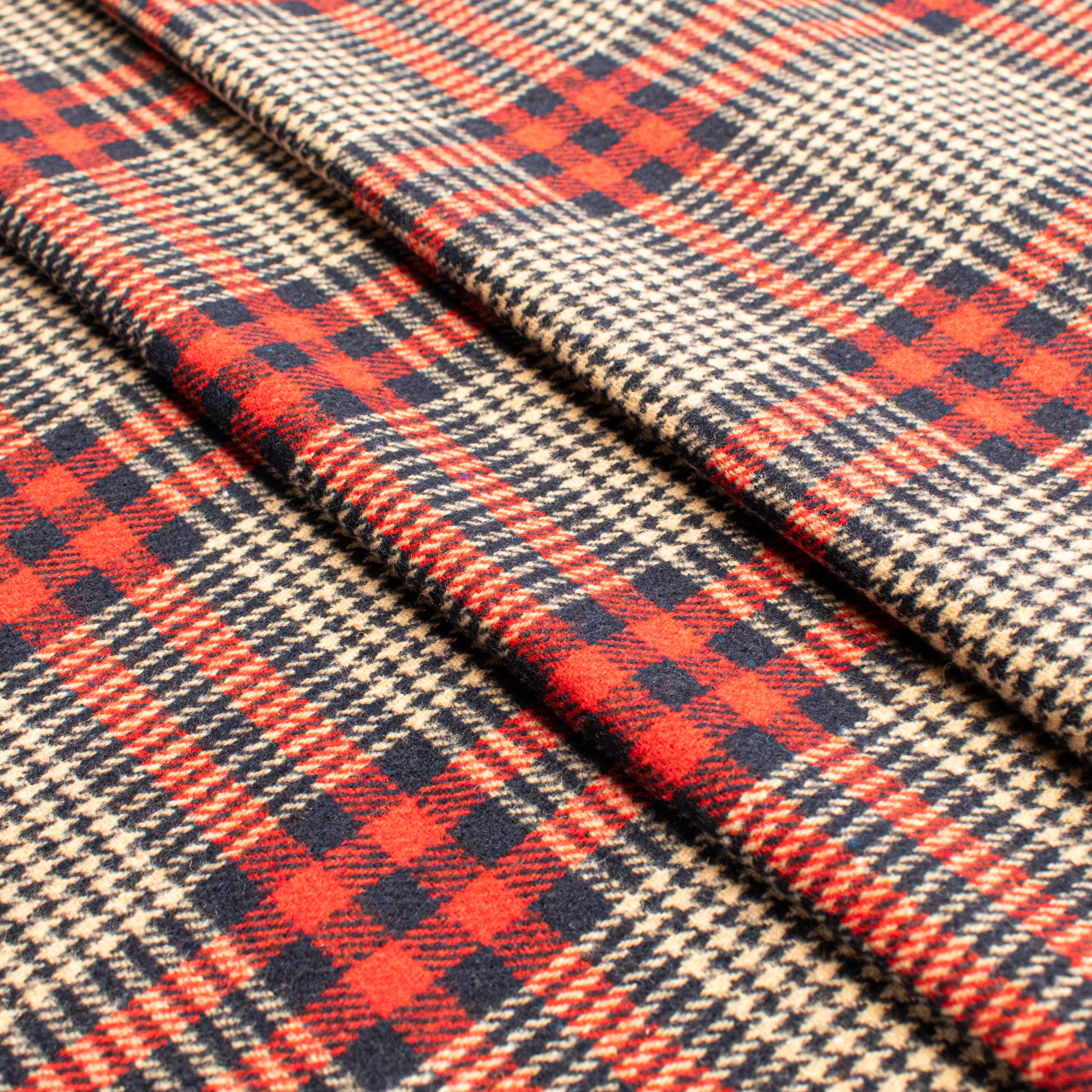 Wool Melton Checks Design WM13