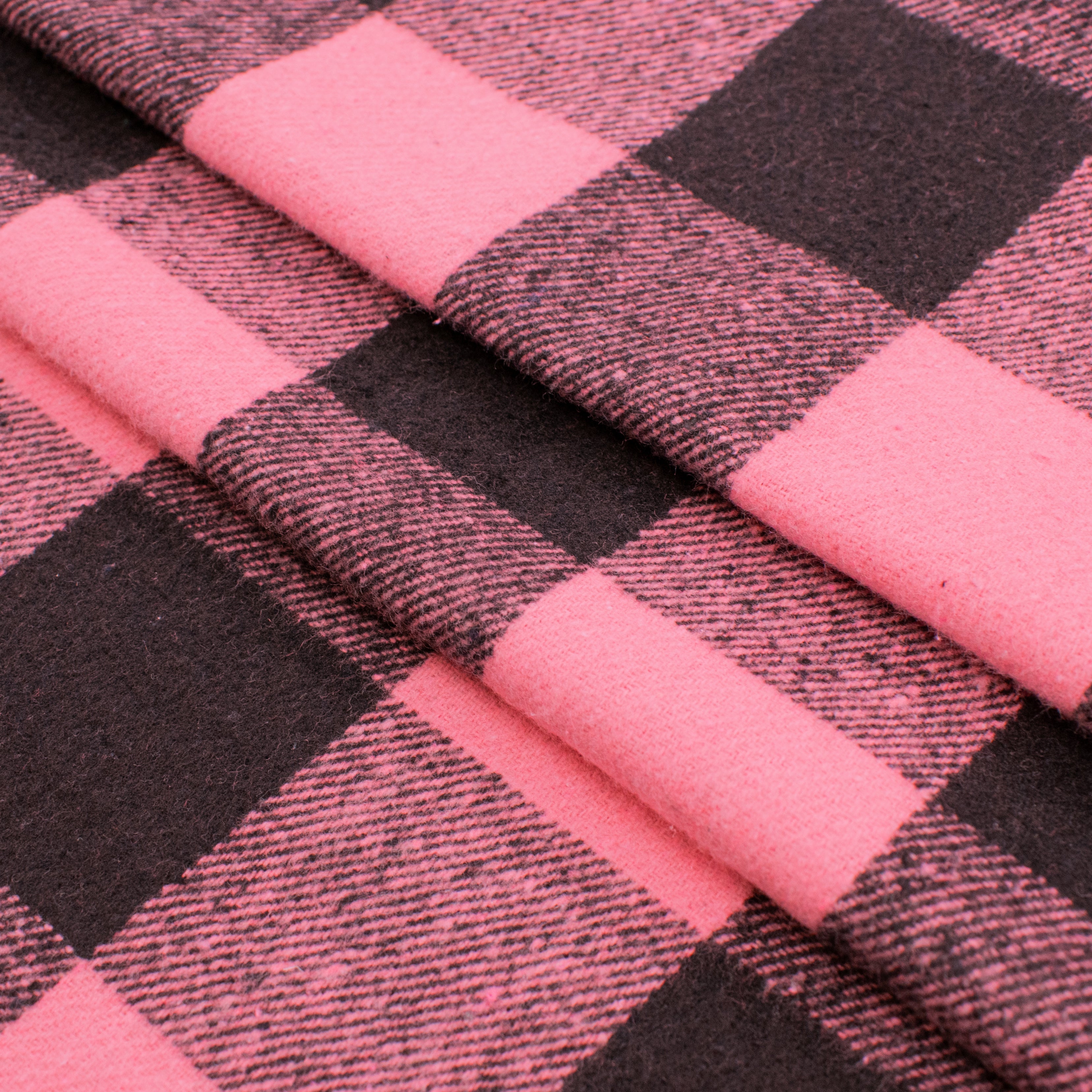Wool Melton Checks Design WM17