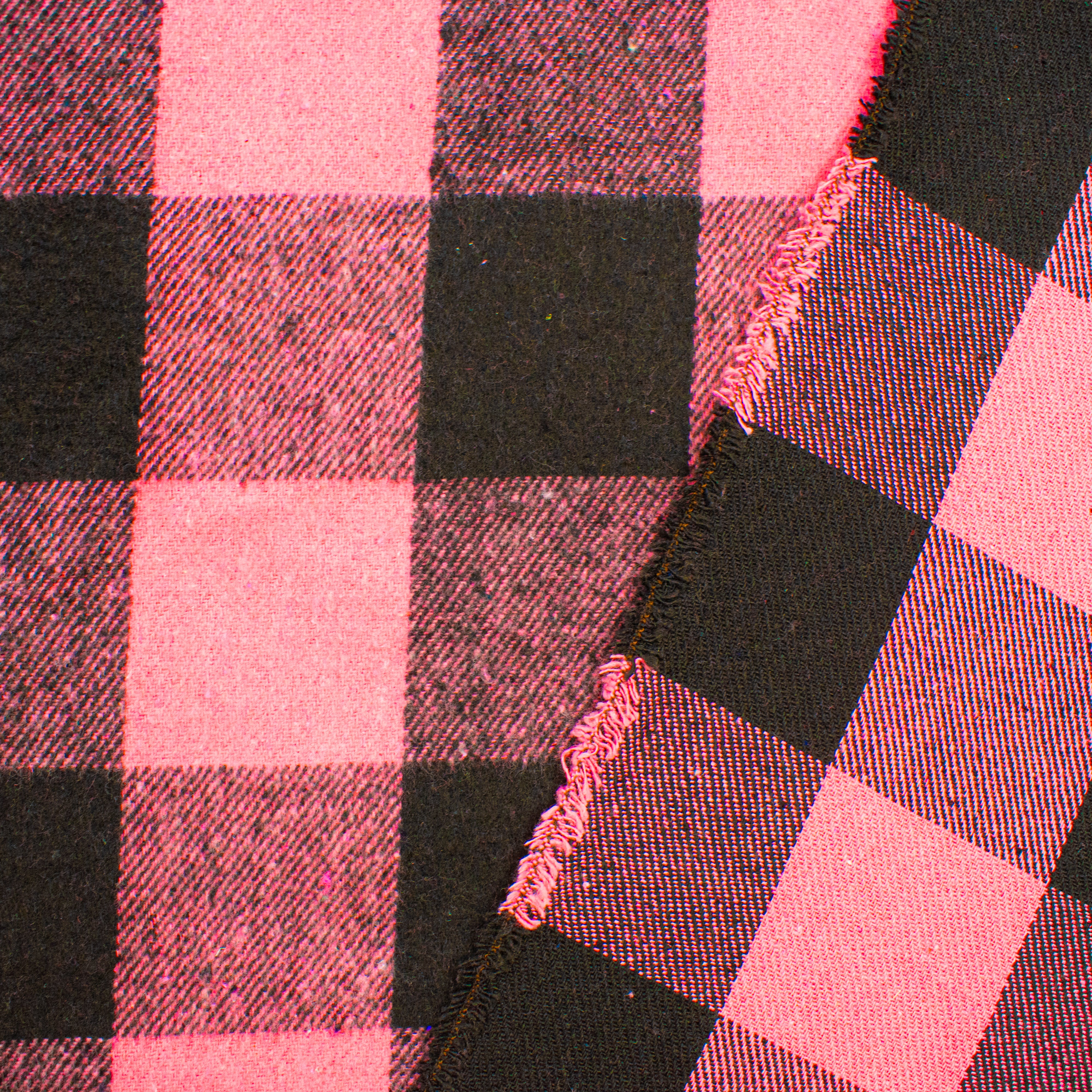 Wool Melton Checks Design WM17