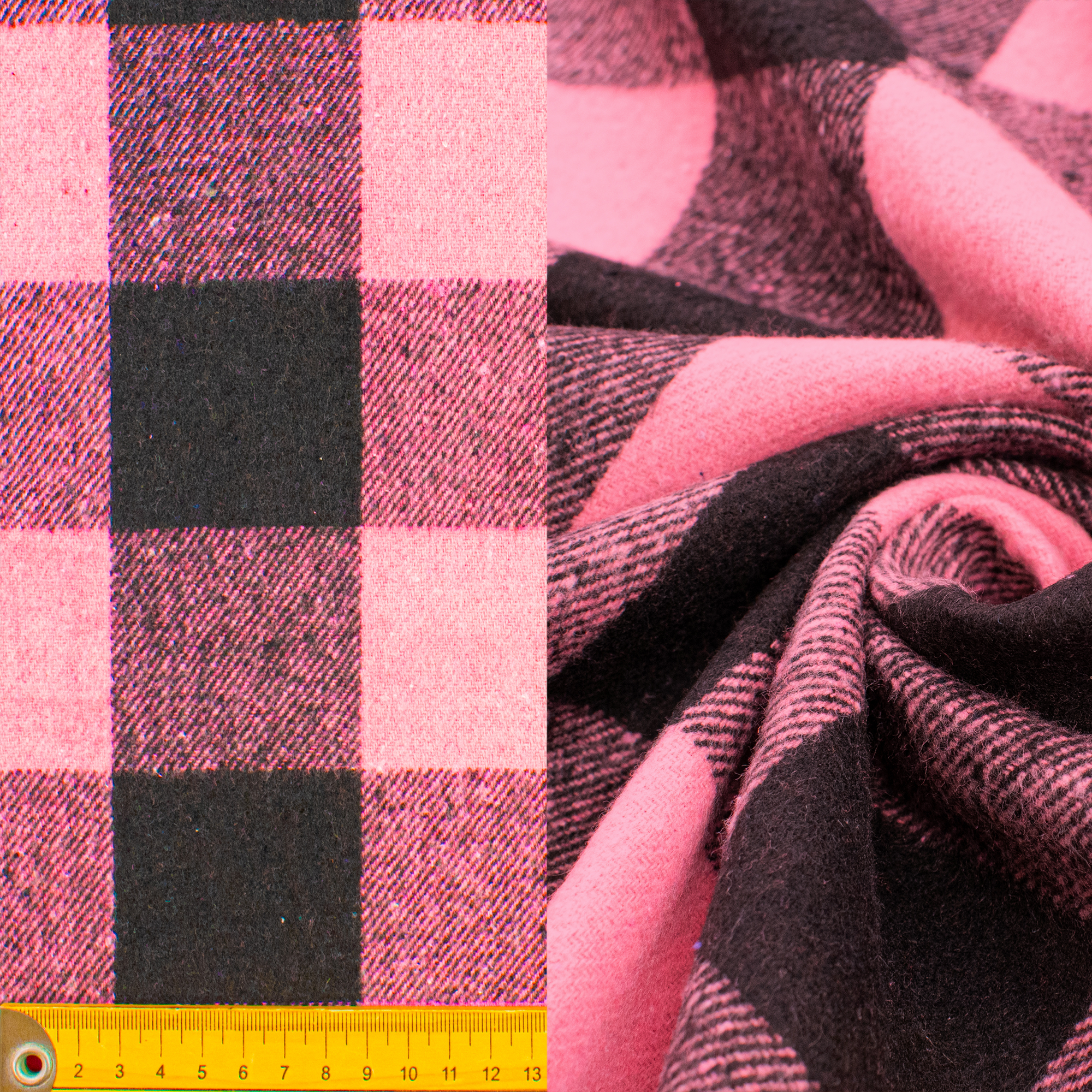 Wool Melton Checks