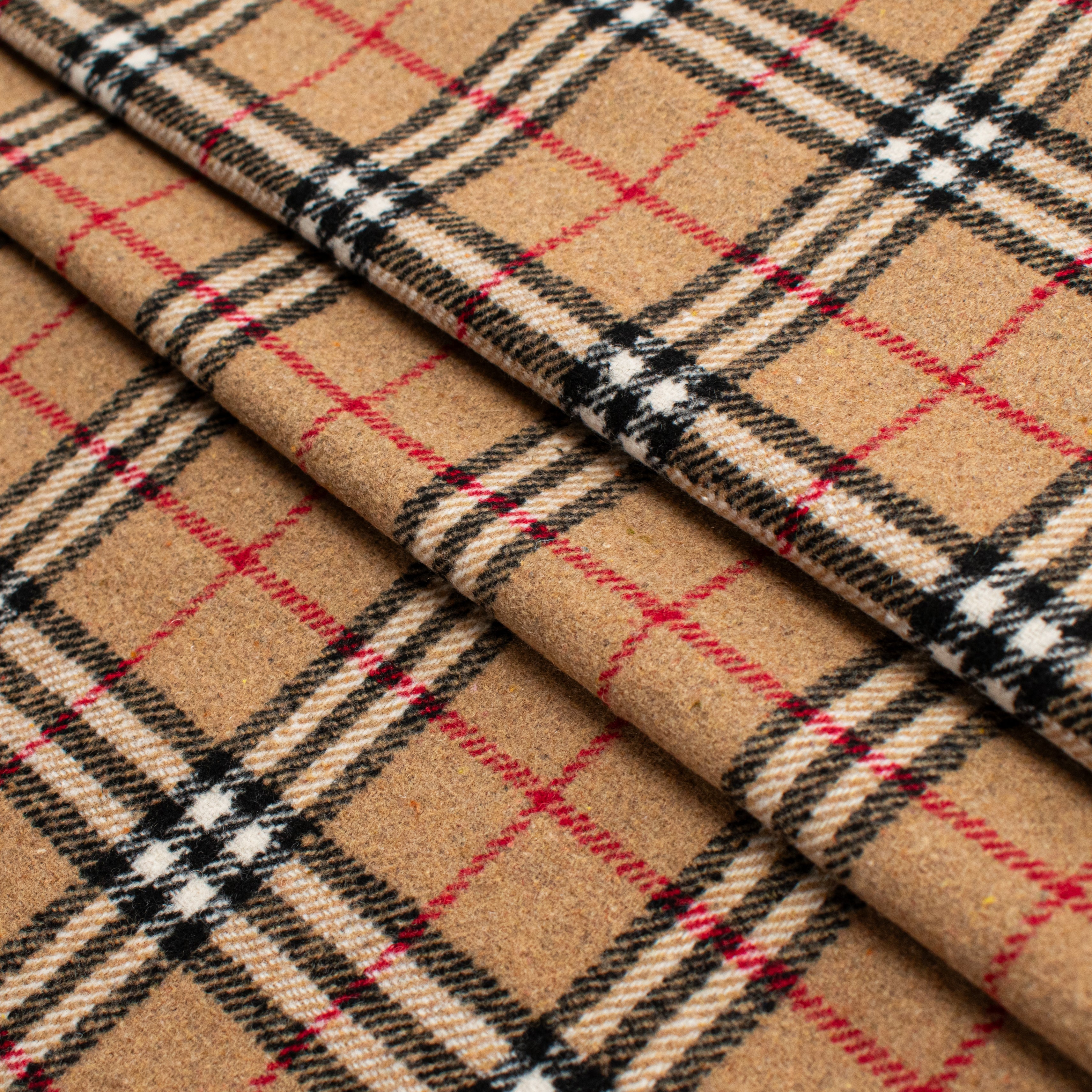 Wool Melton Checks Design WM19