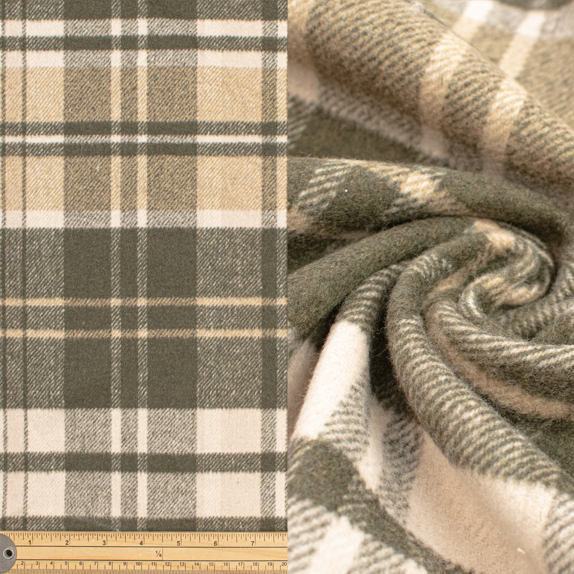 Wool Melton Checks