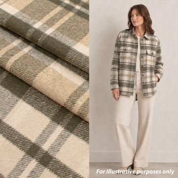Wool Melton Checks Design WM41
