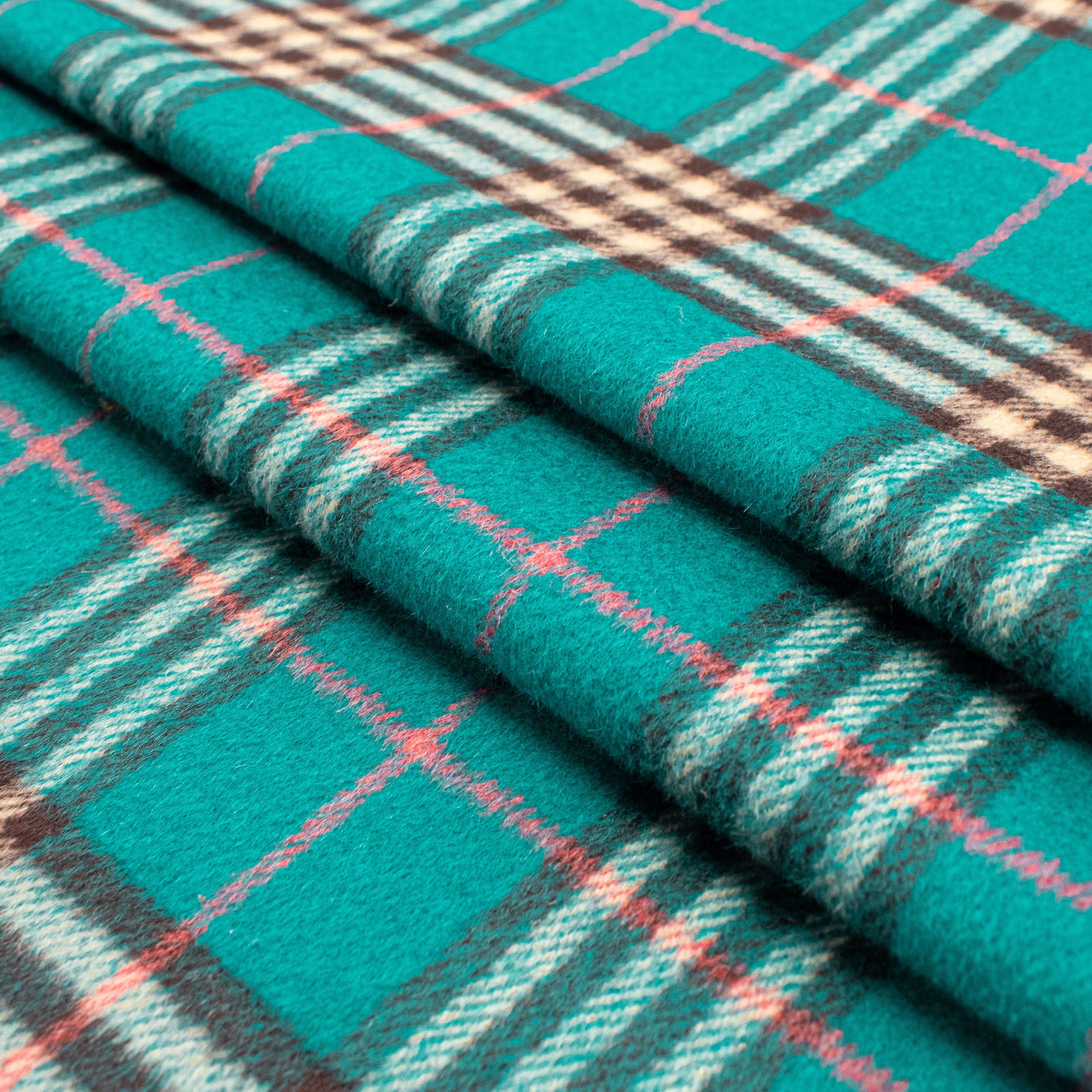 Wool Melton Checks Design WM44