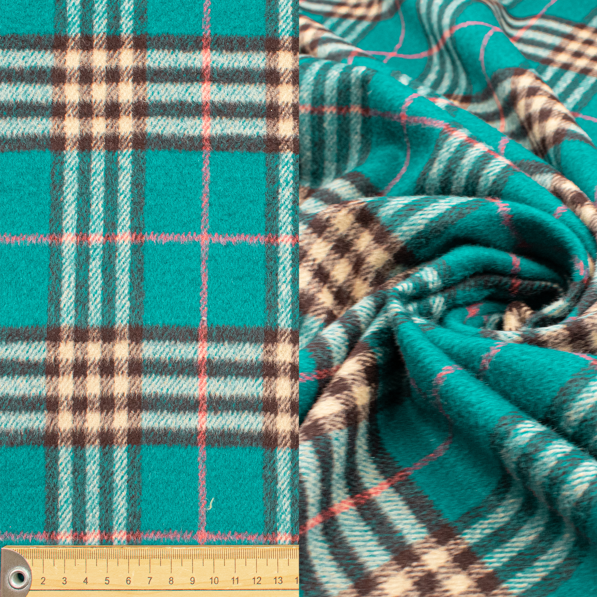 Wool Melton Checks