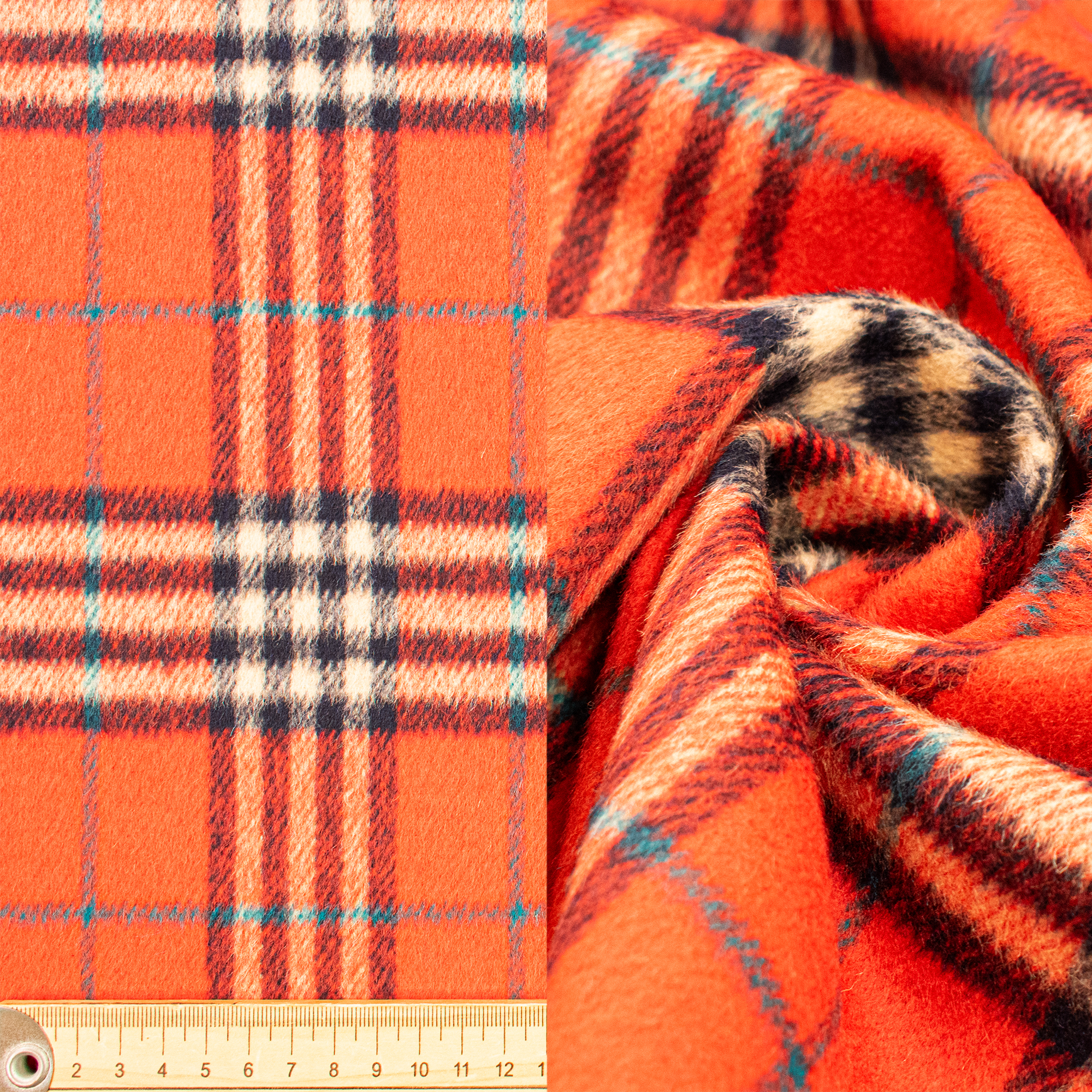 Wool Melton Checks