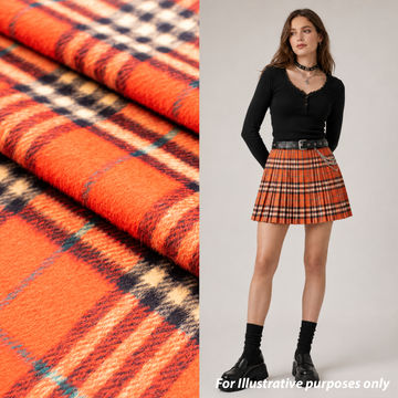 Wool Melton Checks Design WM46