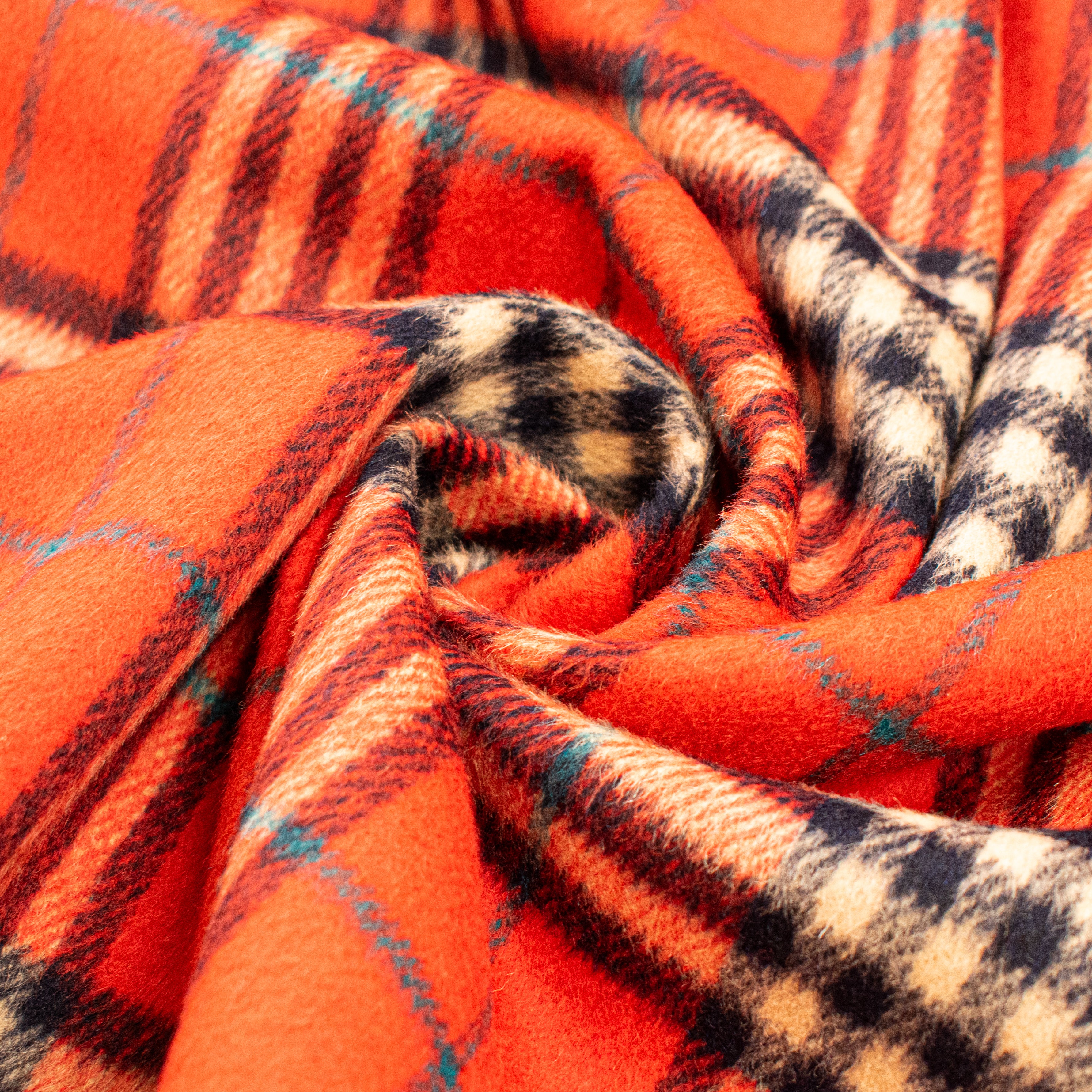 Wool Melton Checks Design WM46
