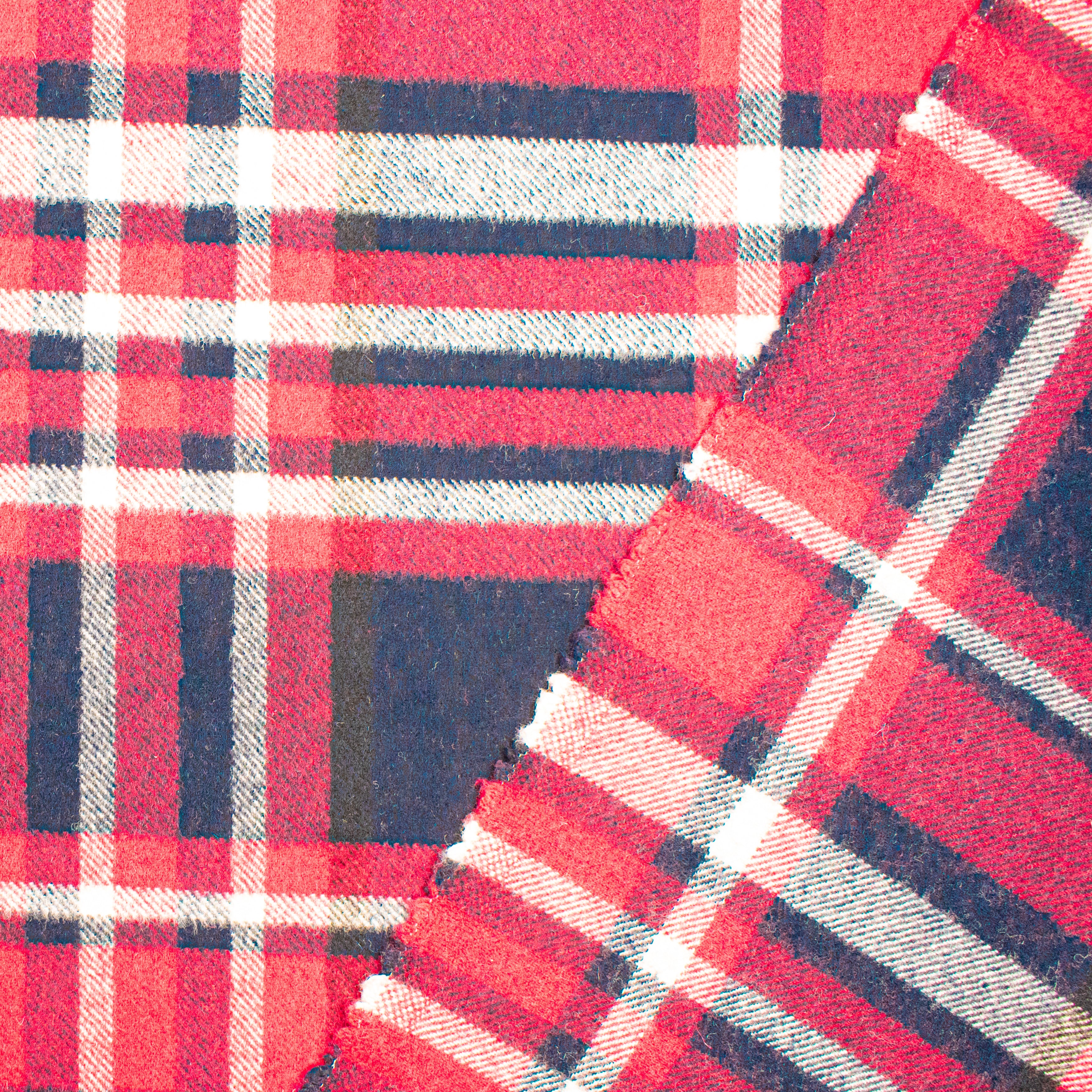 Wool Melton Checks Design WM52