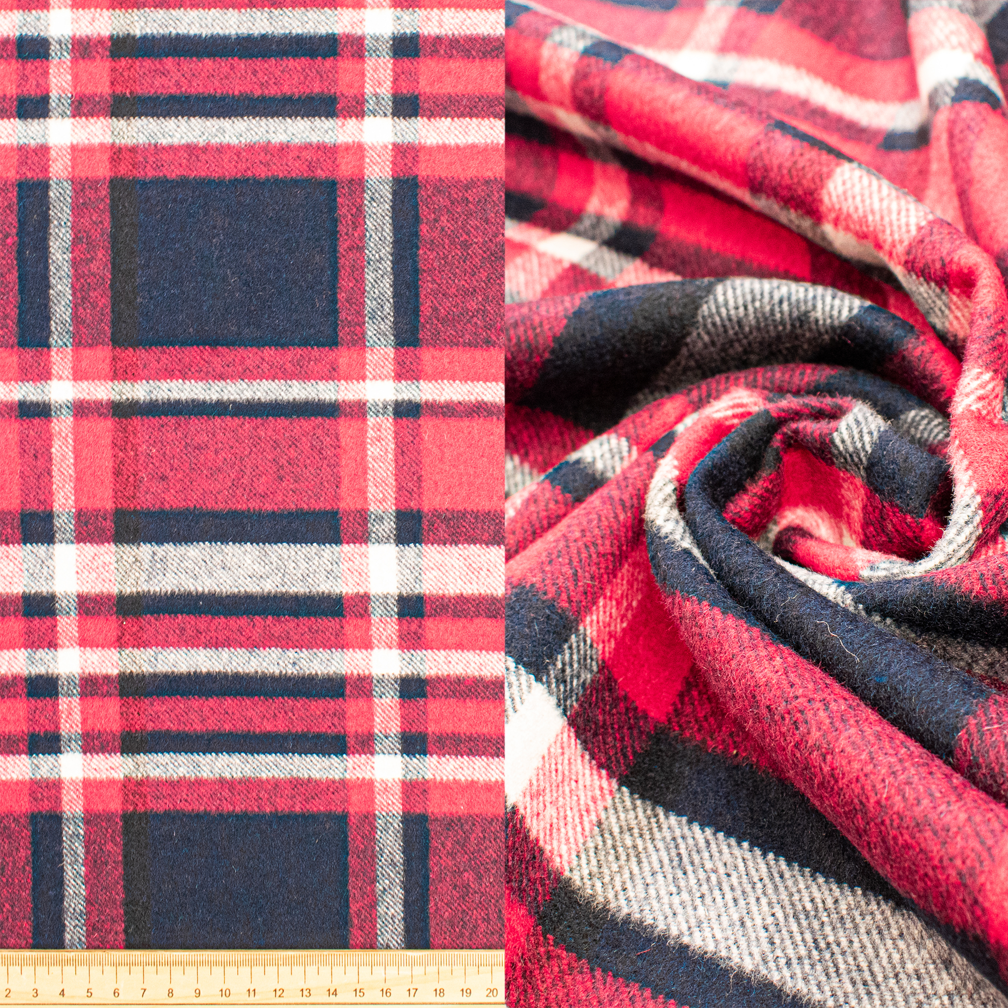 Wool Melton Checks