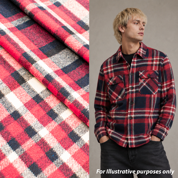 Wool Melton Checks Design WM52