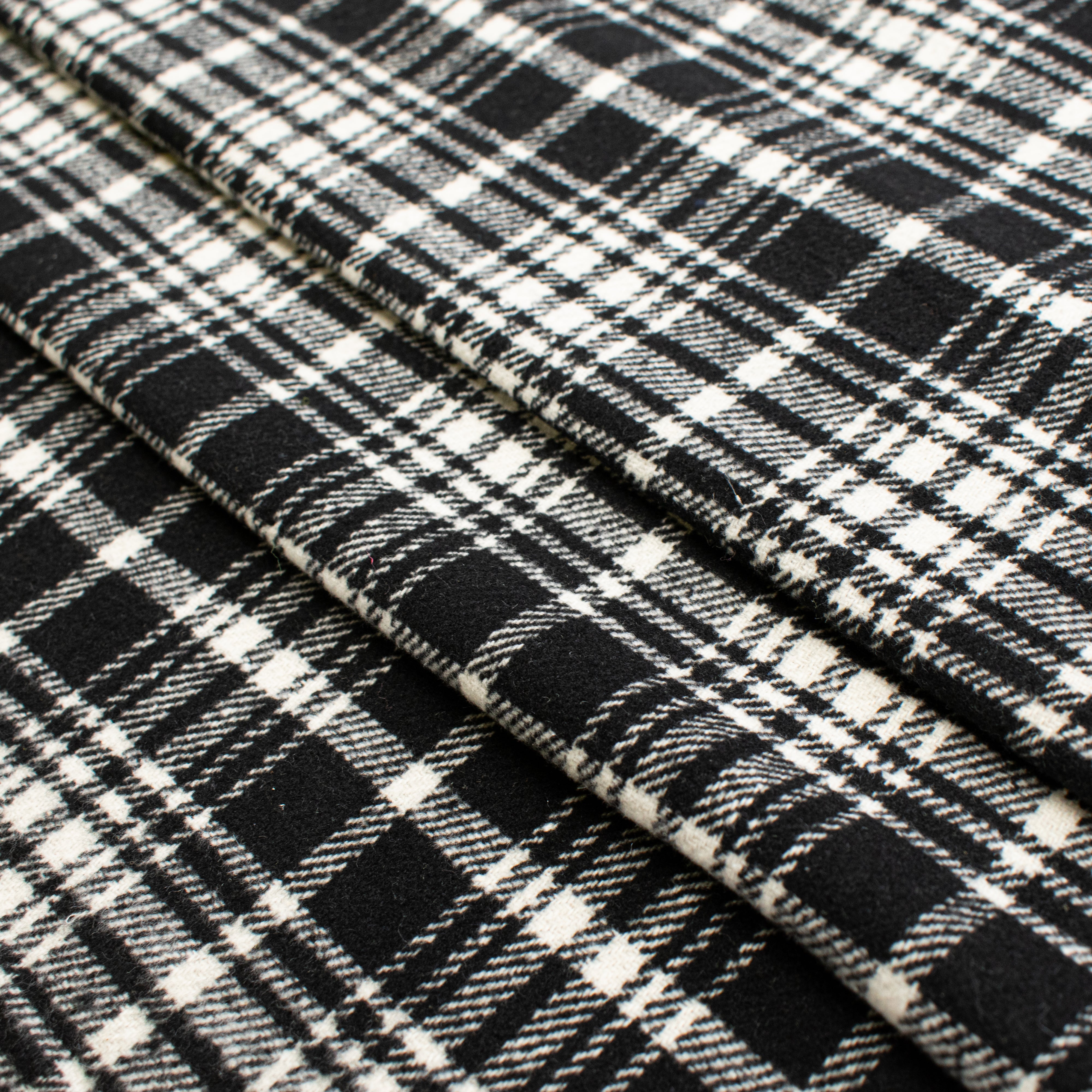 Wool Melton Checks Design WM55