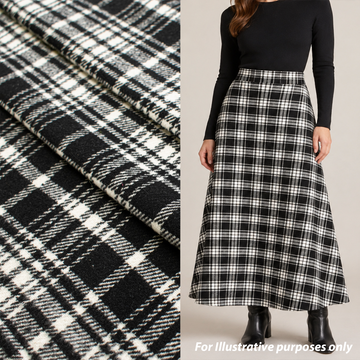 Wool Melton Checks Design WM55