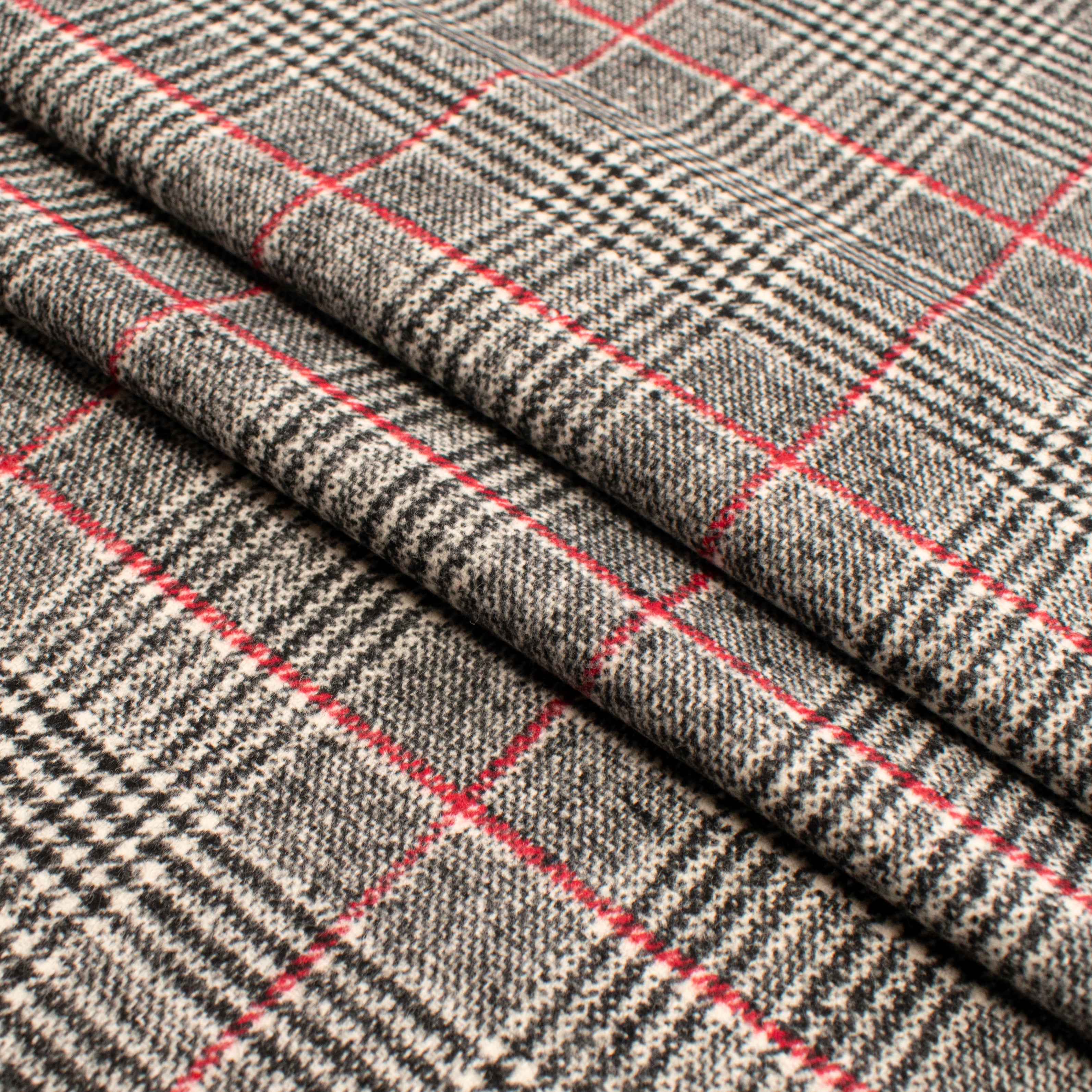 Wool Melton Checks Design WM56
