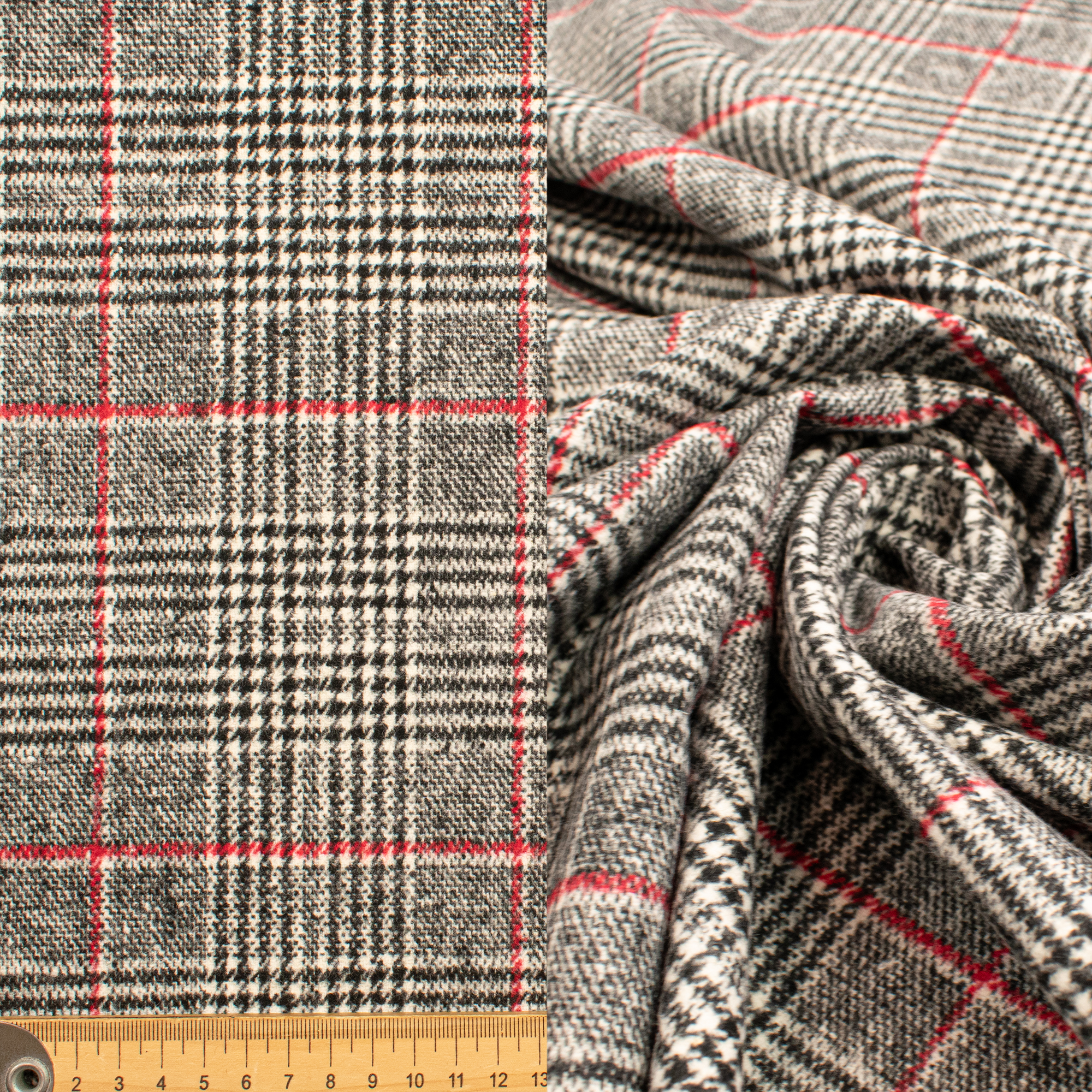 Wool Melton Checks