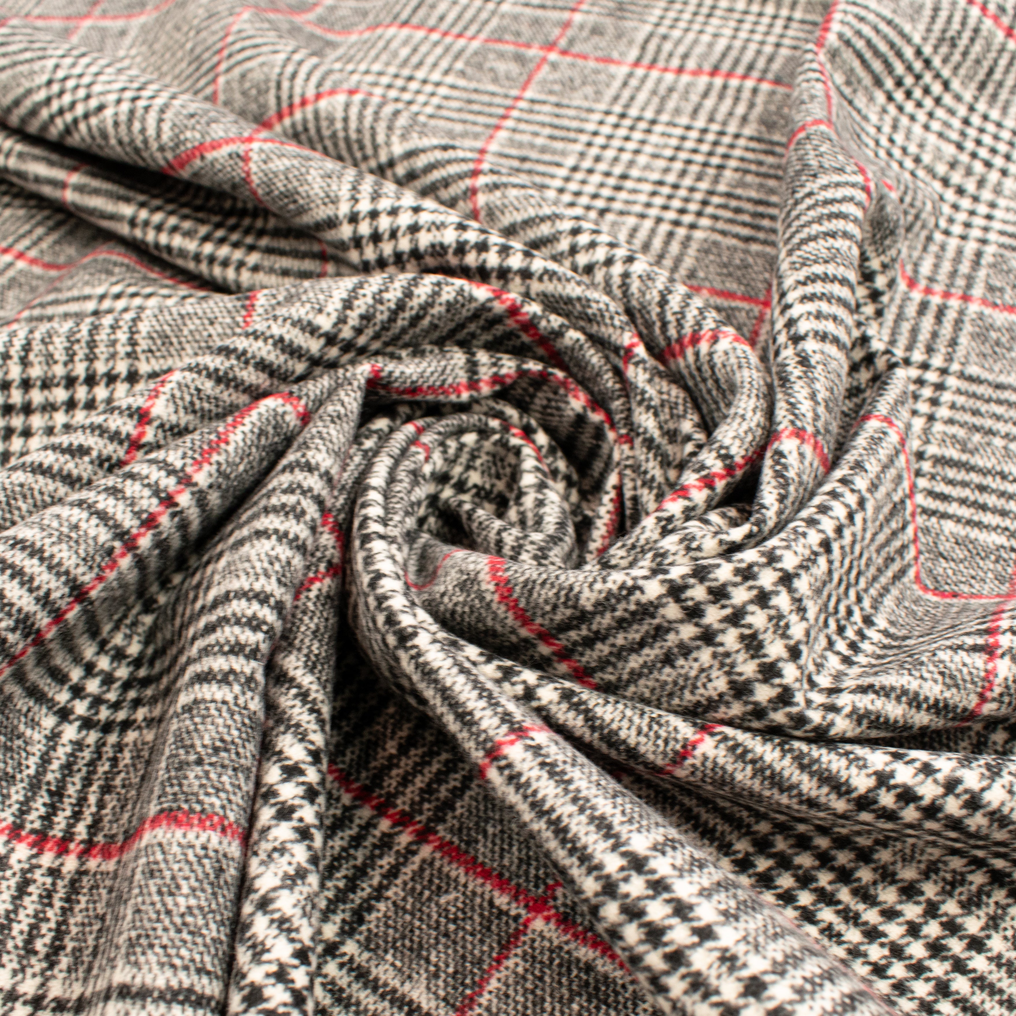 Wool Melton Checks Design WM56