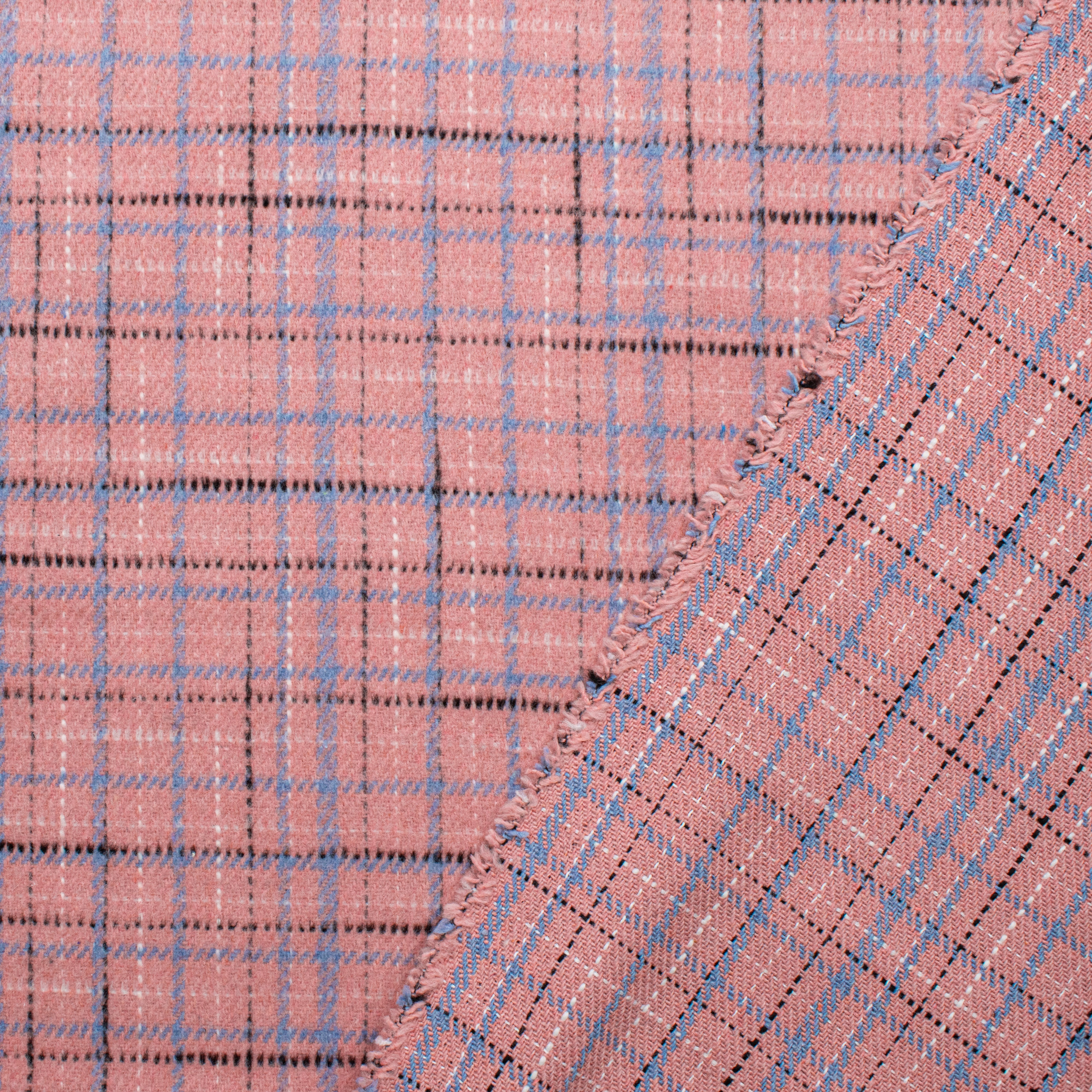 Wool Melton Checks Design WM59