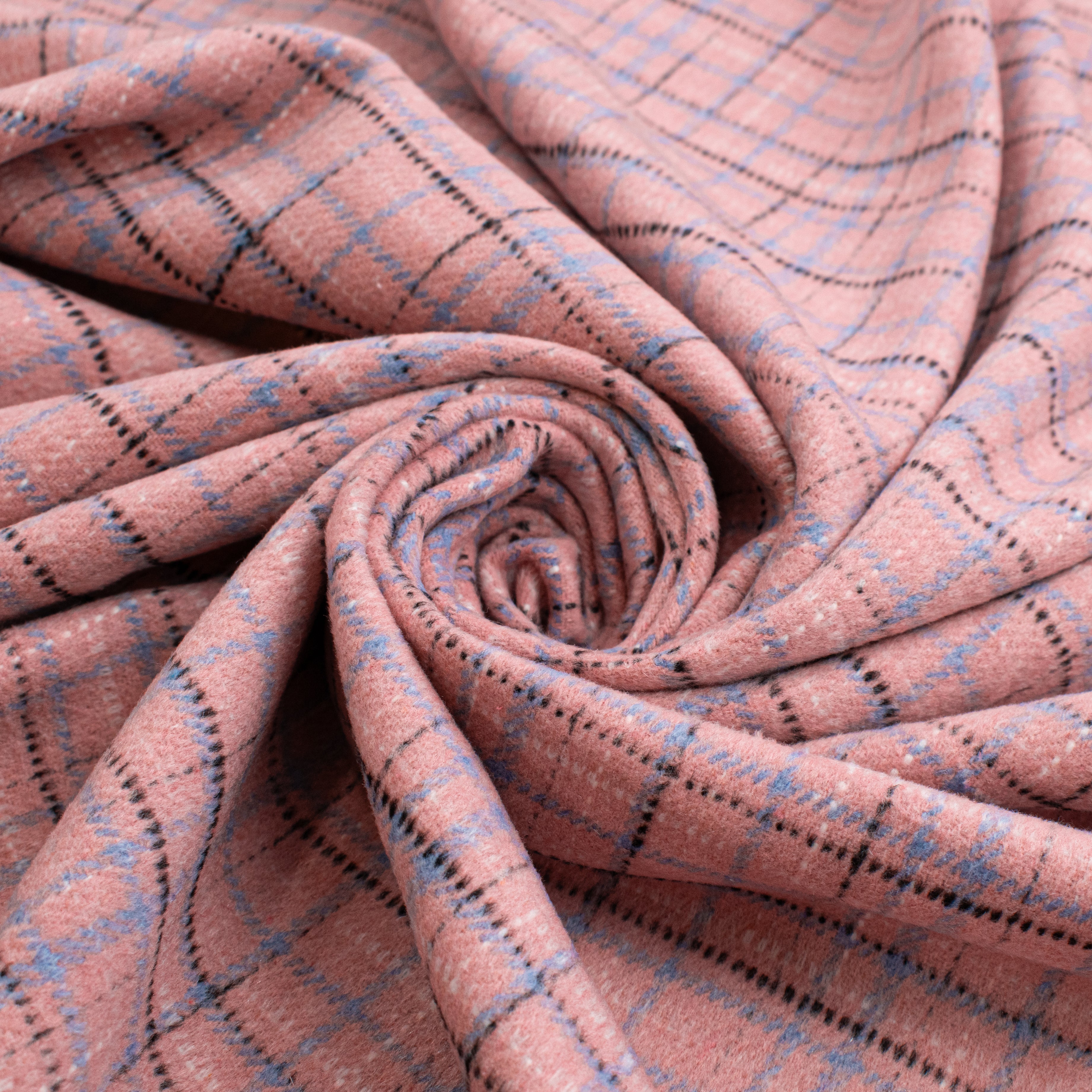 Wool Melton Checks Design WM59