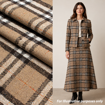 Wool Melton Checks Design WM61