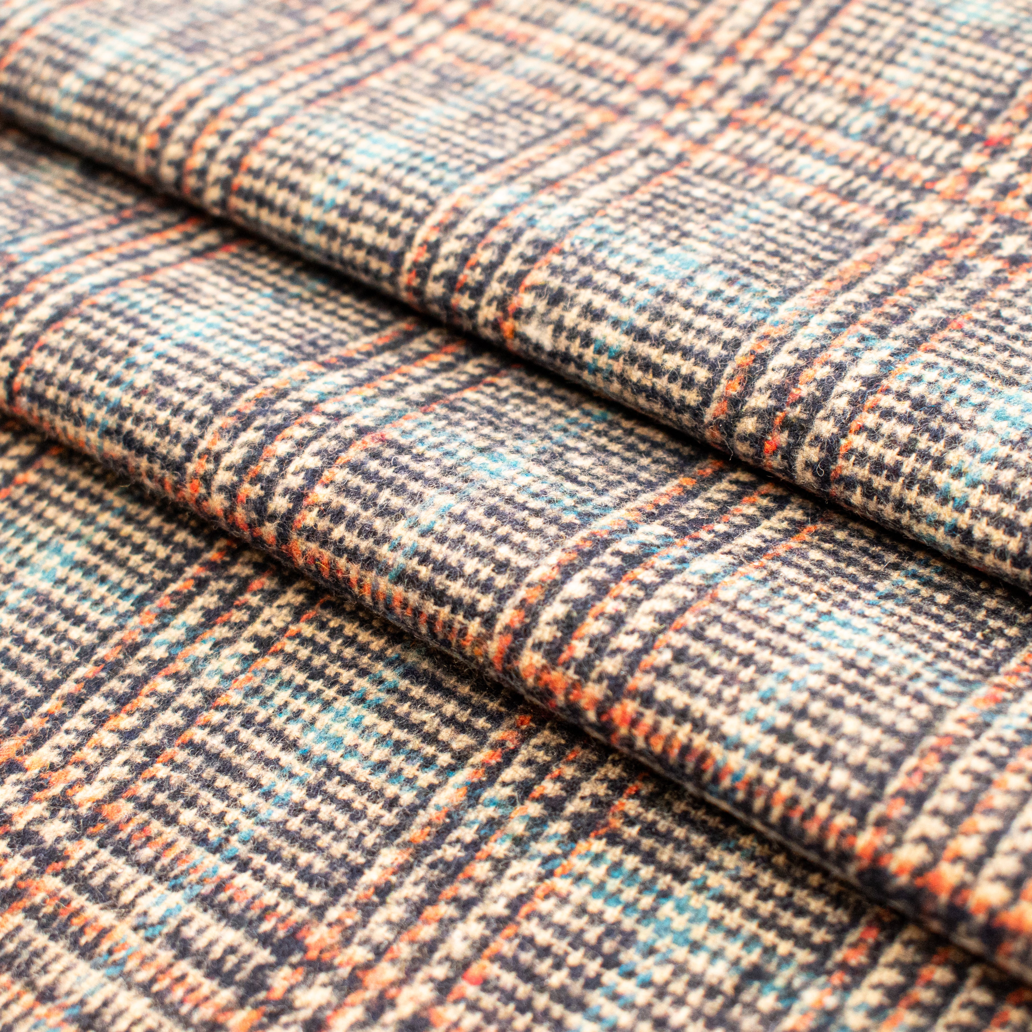 Wool Melton Checks Design WM64