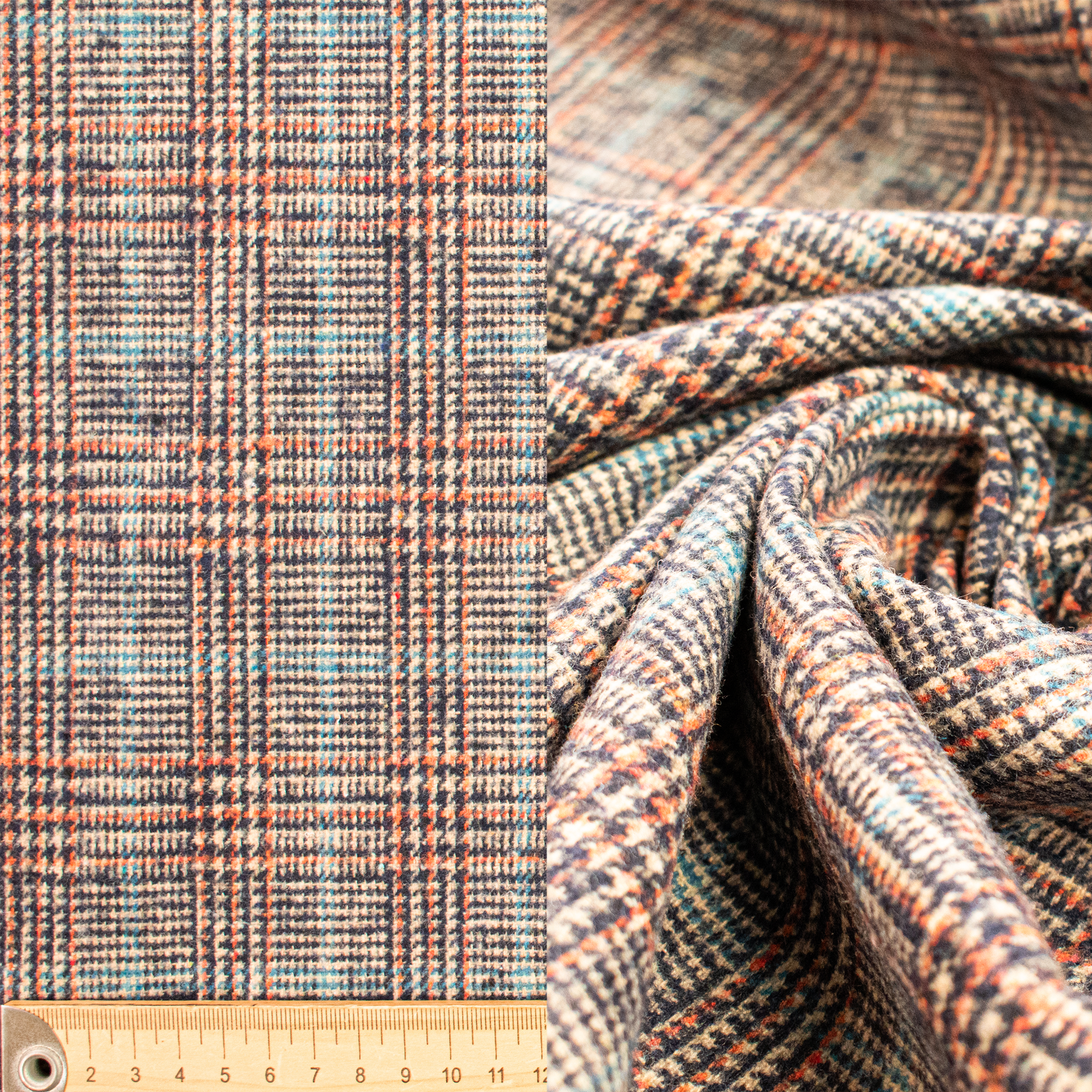 Wool Melton Checks