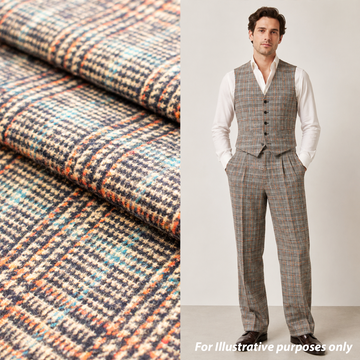 Wool Melton Checks Design WM64
