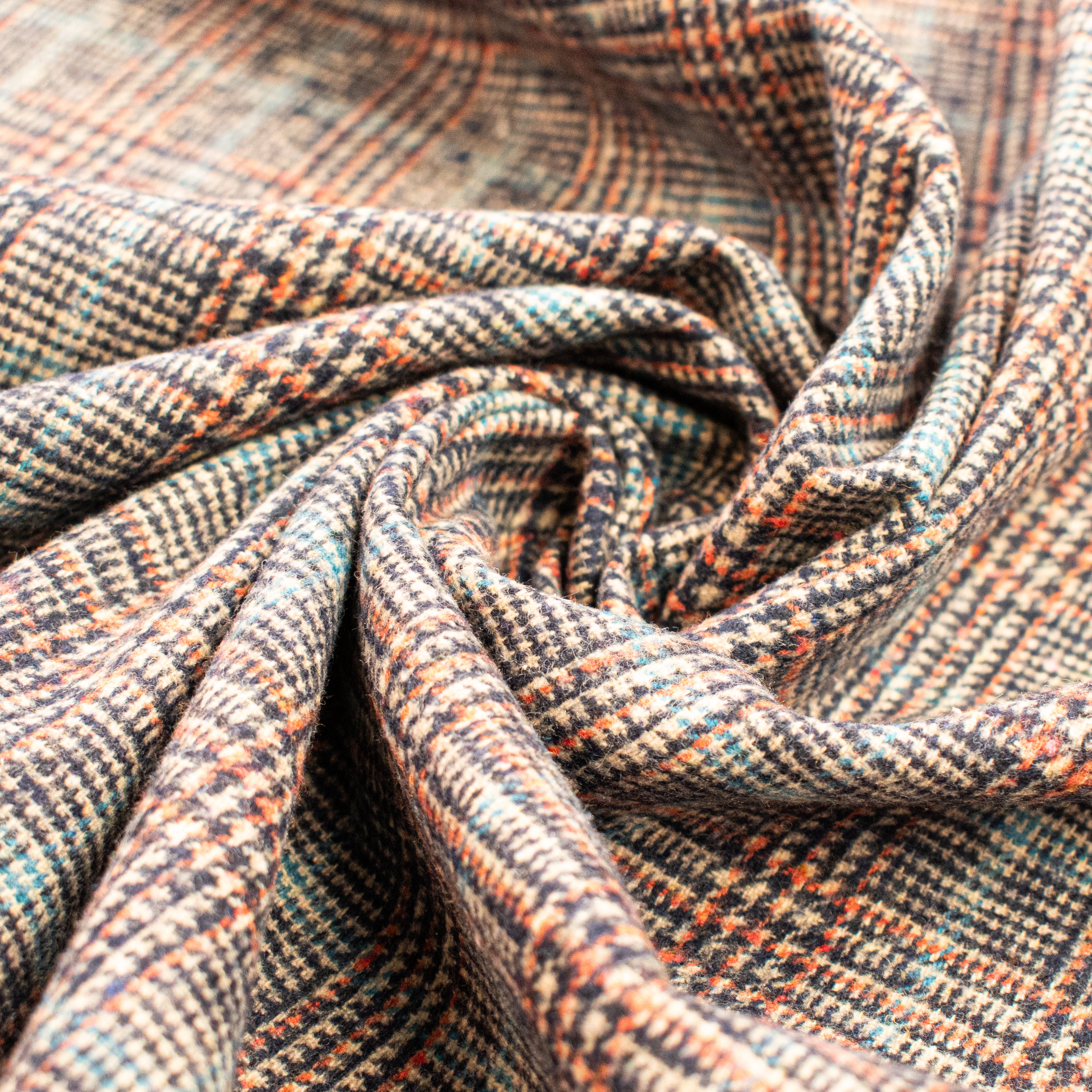 Wool Melton Checks Design WM64