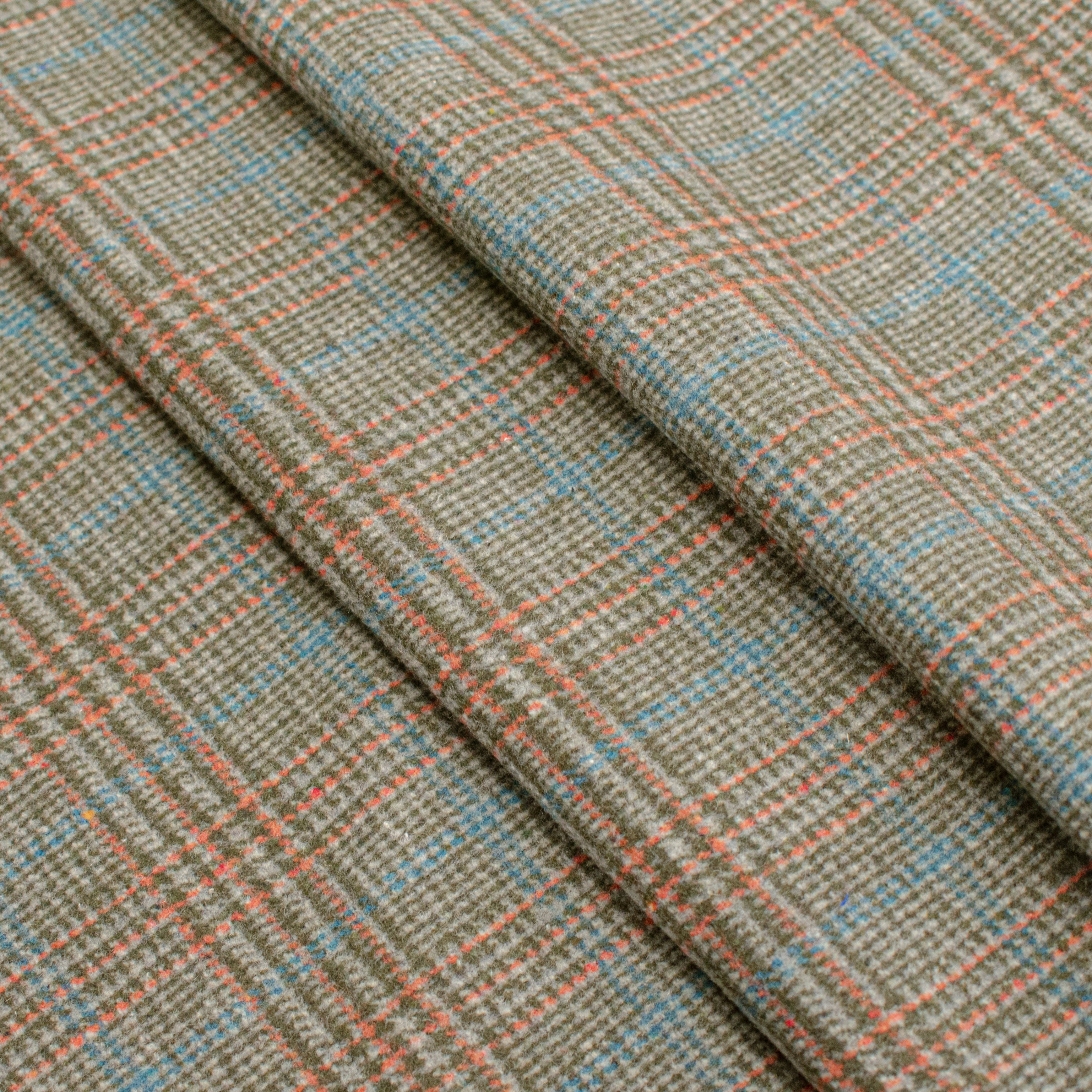 Wool Melton Checks Design WM66
