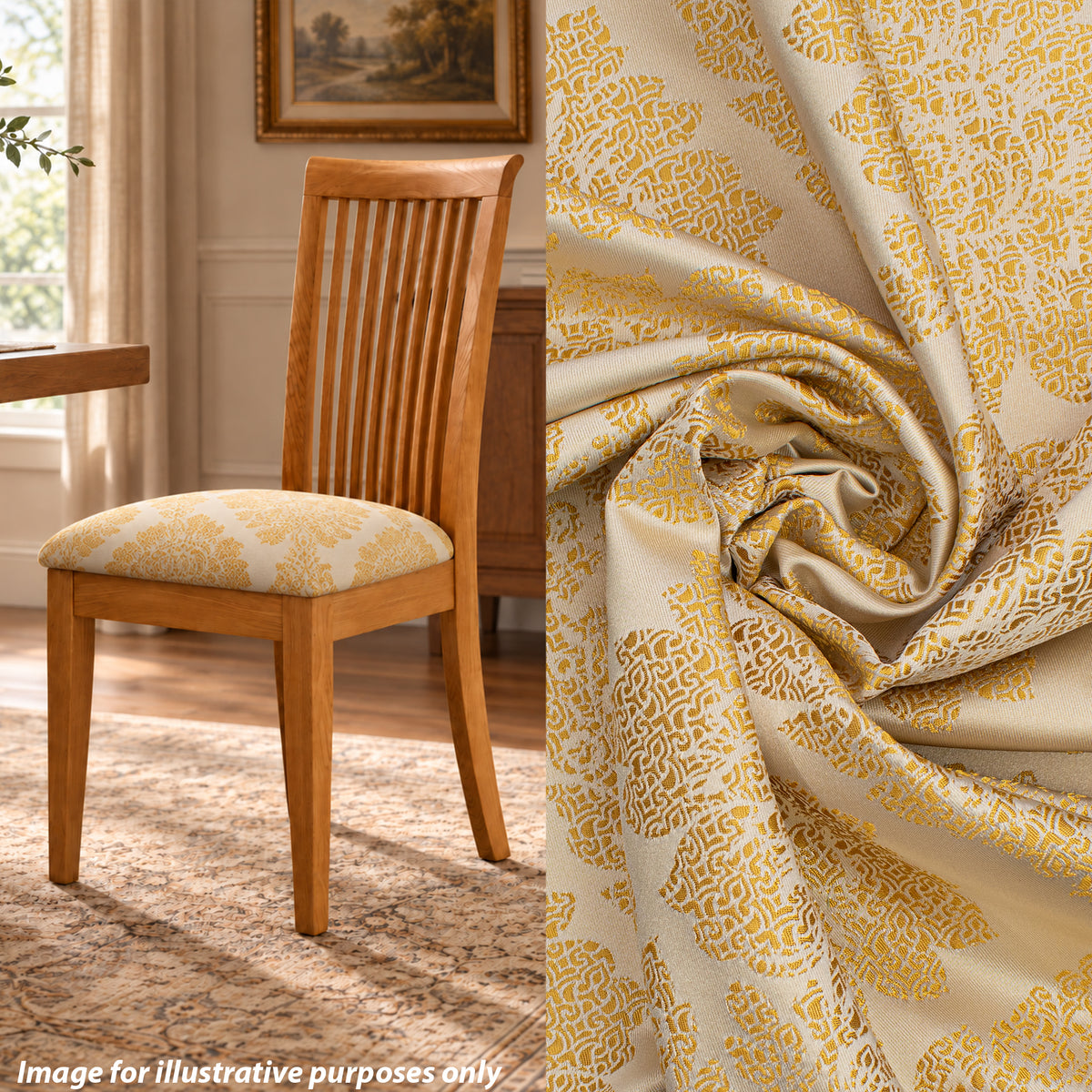 Reversible Floral Jacquard Brocade Suiting/Upholstery Fabric