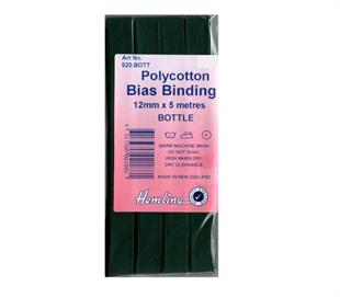 Hemline Polycotton Bias Binding - BOTTLE 12MM X 5M