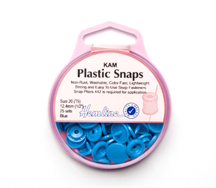 Hemline - Hangsell Kam Snap - 12.4MM X 25 - BLUE