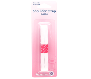 Elastic Shoulder Strap - 1.5x 15MM - White