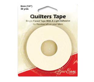 SEW EASY QUILTERS TAPE - 6MM (1/4")
