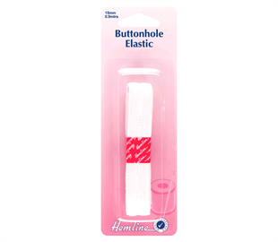 Buttonhole Elastic 0.9m x 15mm