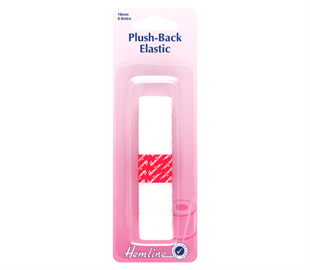 Hemline Plush-Back Elastic 0.9M X 19MM