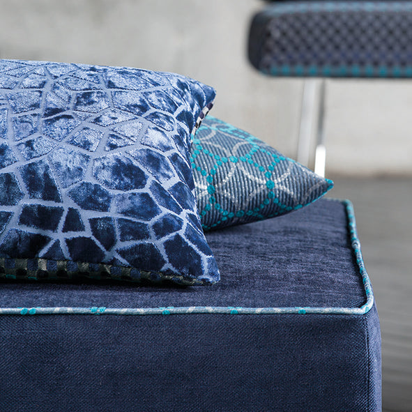 Puzzle by Zepel - Curtaining/Upholstery Velvet Jacquard