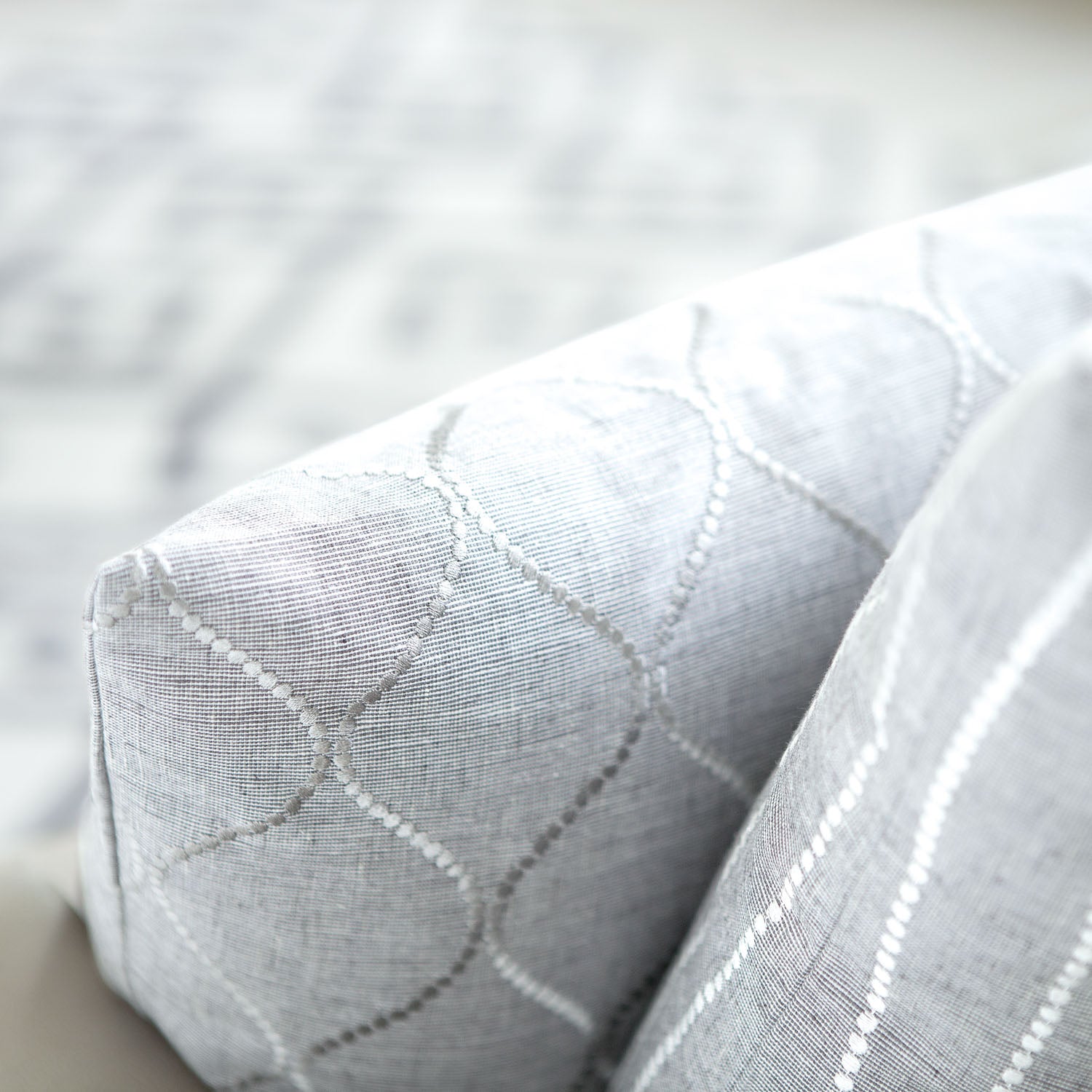 Cycle by Zepel - Curtaining/Upholstery Embroidery Twist Linen Look