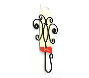 QUILT HOOK 7.5IN WIRED – BLACK – BUTTERFLY SCROLL