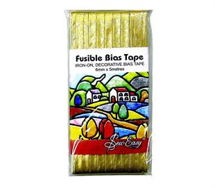 SEW EASY FUSIBLE BIAS TAPE - GOLD