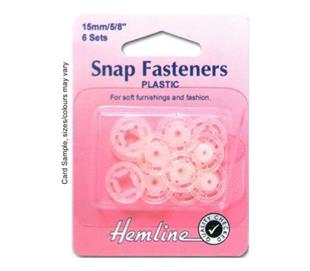 Hemline Snap/Fast - PLASTIC - 15MM