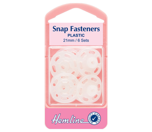 Hemline Snap/Fast - PLASTIC - 21MM