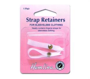 Hemline Shoulder Strap Retainer - WHITE