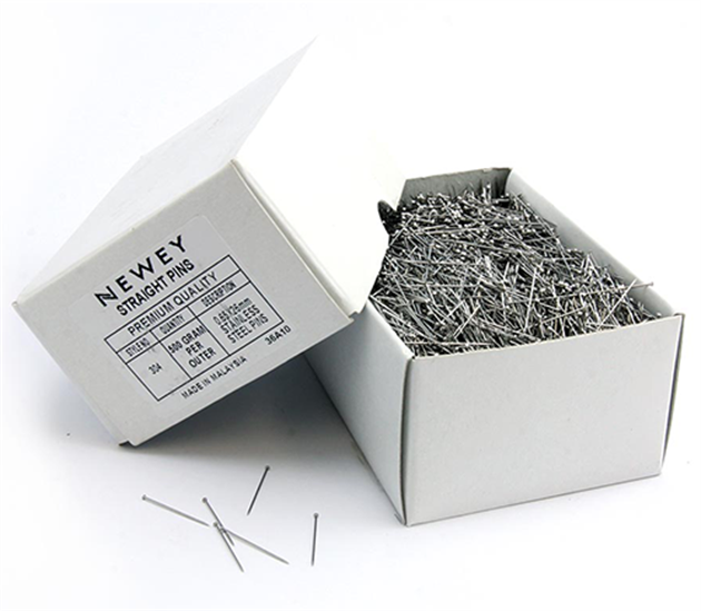Newey Straight Pins - Stainless Steel 0.65 x 21mm - Silver 500g