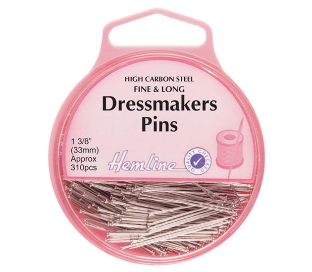 Dressmakers Pins - 33mm x 0.61mm - 310pcs