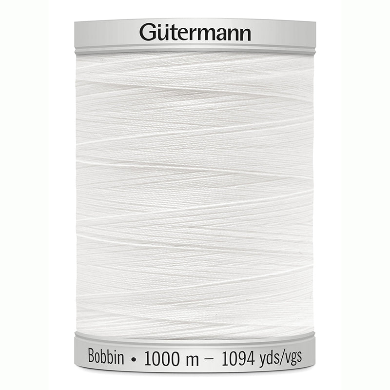 Gutermann Bobbin Embroidery Thread Black & White