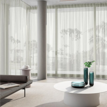 Twister by Zepel Curtain Sheer Fabric